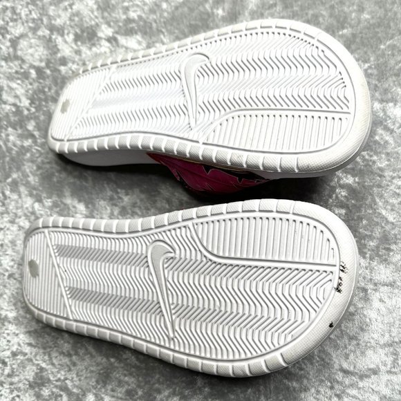 Nike Benassi Floral Print Slides Sandals Size 9 - Picture 8 of 9